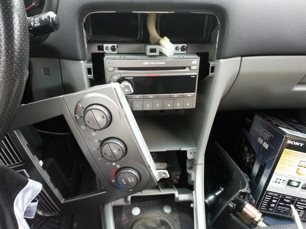 03 05 Diy Double Din Head Unit Install In Top Cubby
