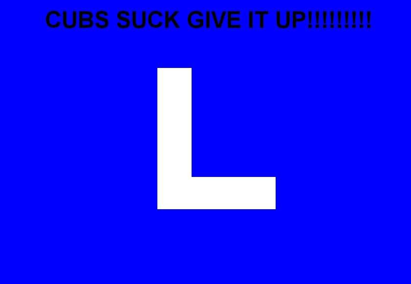 Cubs Lose