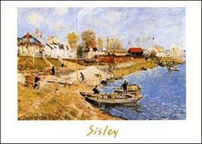 AlfredSisley SandontheQuaysideatPor - Alfred Sisley AlfredSisley SandontheQuaysideatPor