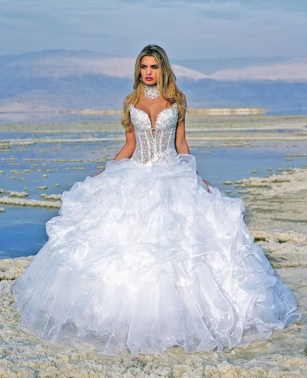 beach wedding dress gown203