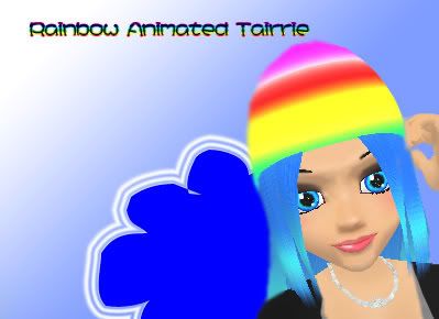 Rainbow animated Tairrie!