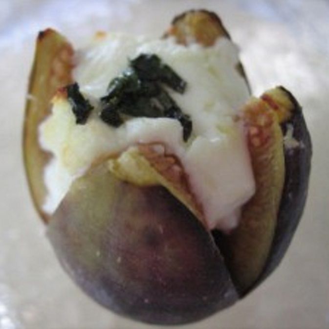Roasted Stuffed Fig