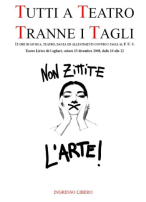 no ai tagli ai Teatri