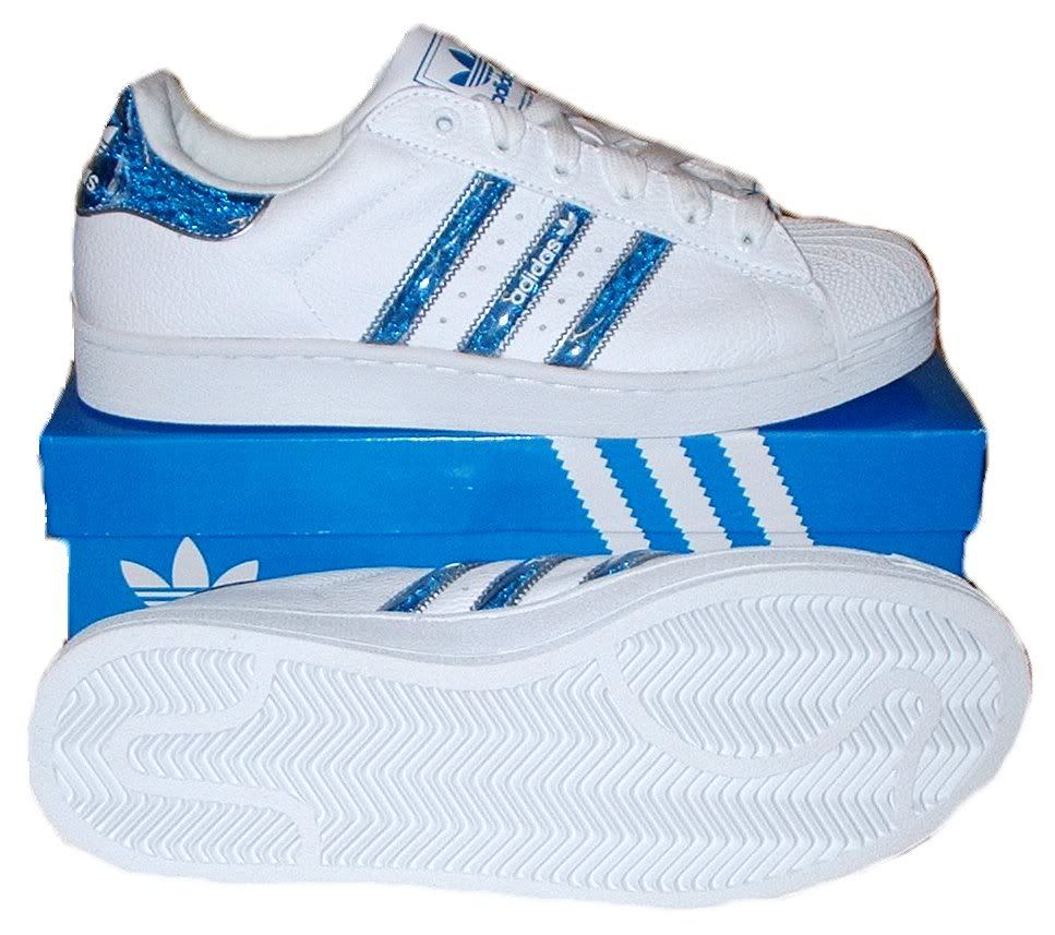 adidas superstar blue white