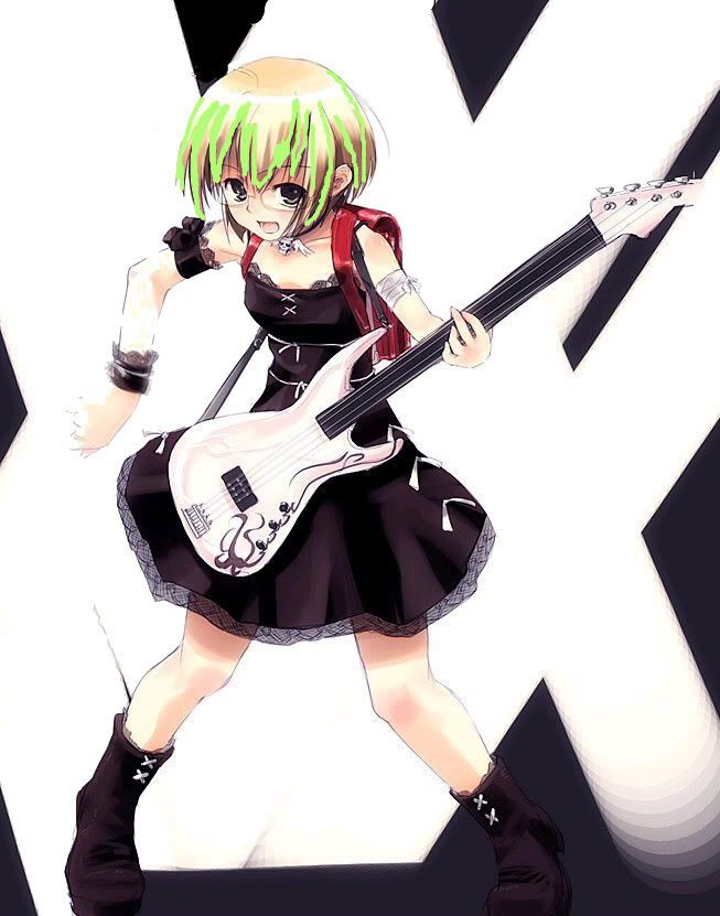 bass guitar anime