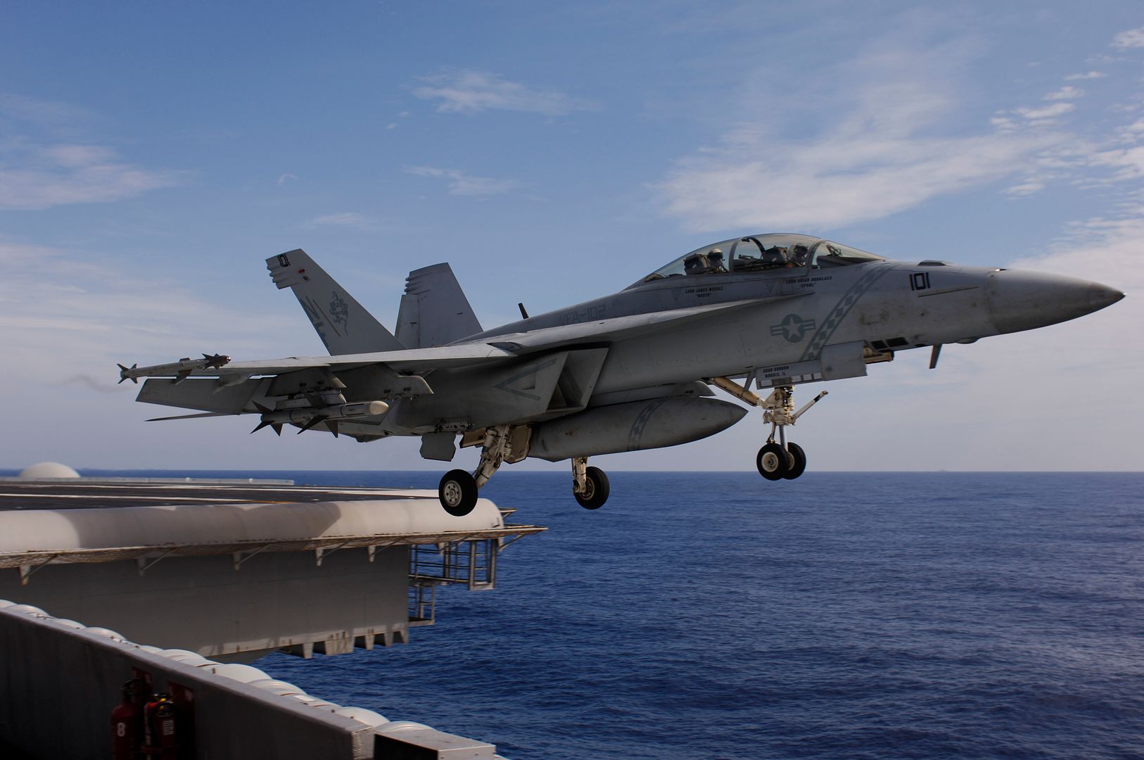 18F Super Hornet Assigned To Strike Fighter Squadron One Zero Two VFA 102 The 