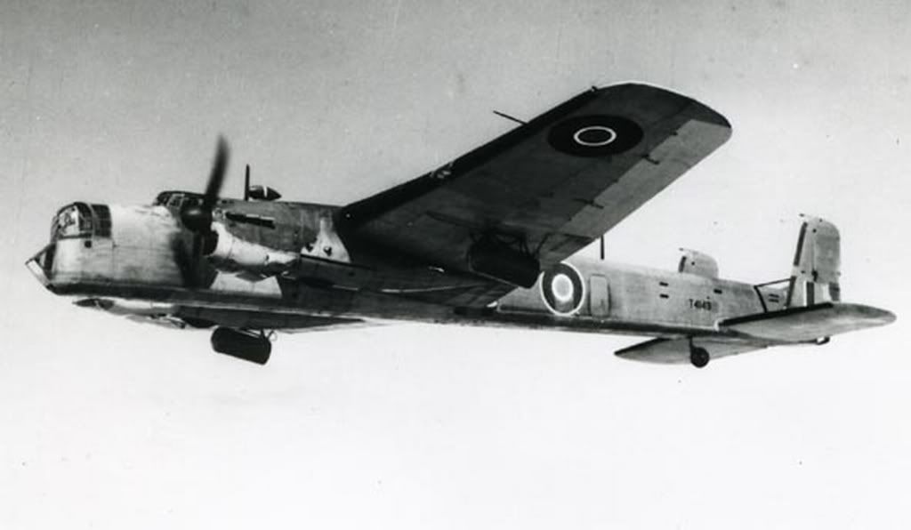 An Armstrong Whitworth Whitley Mk V of RAF coastal command