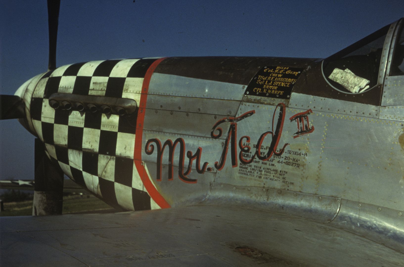 63279namedMrTedIIofthe83rdFighterSquadron78thFighterGroupDuxford