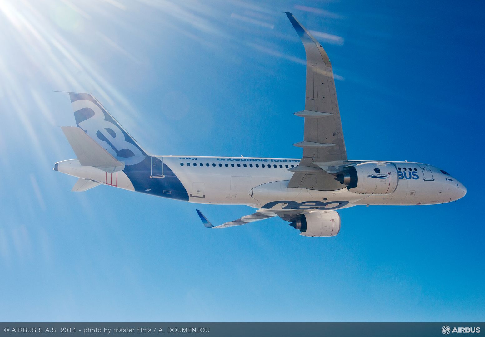 A320neo First Flight Air To Air