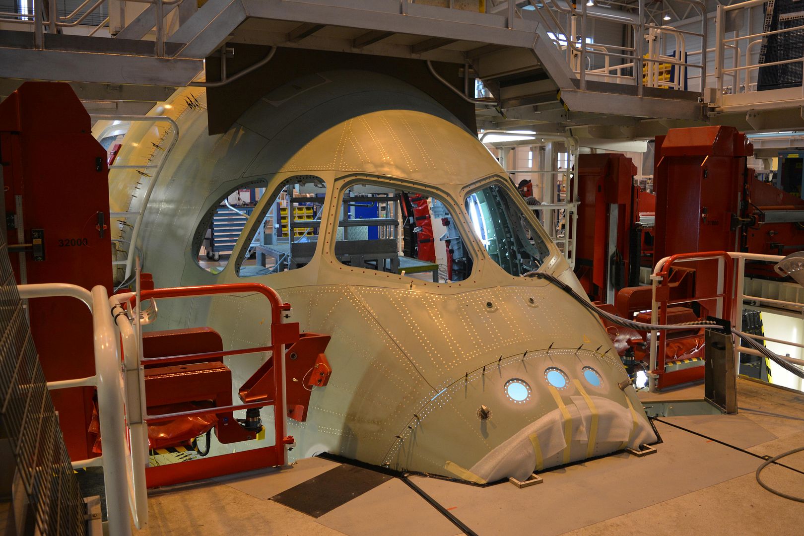 1000 1st Nose Fuselage In St Nazaire