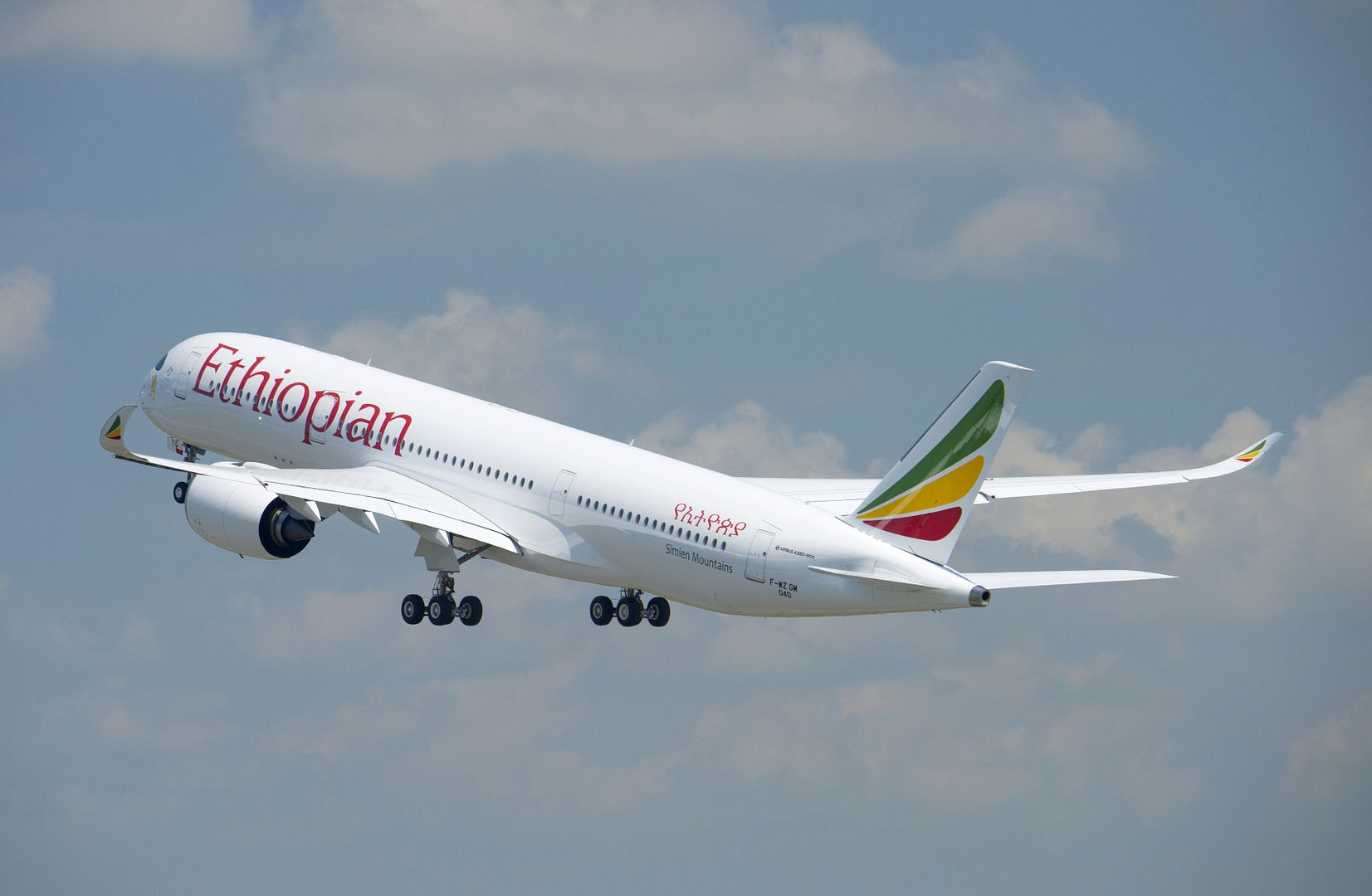 900 ETHIOPIAN AIRLINES FIRST FLIGHT