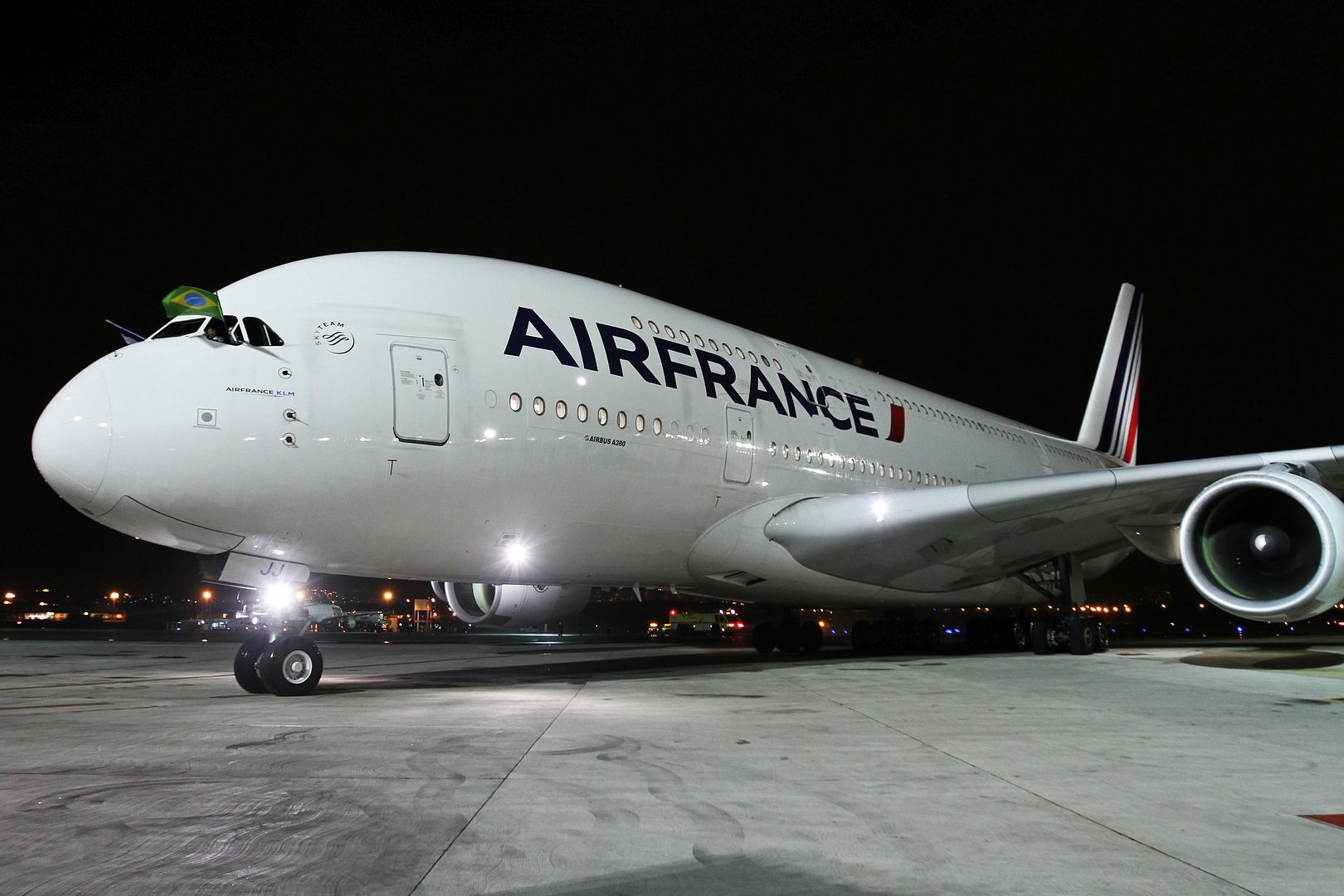 First A380 Commercial Flight To Rio De Janeiro   1 