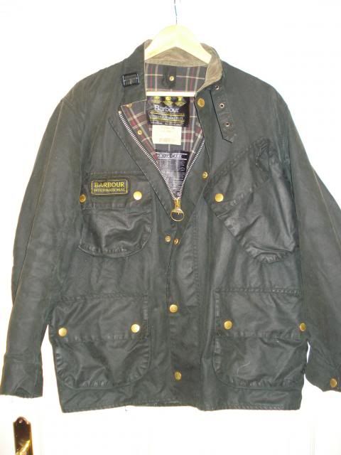 vintage barbour international jacket