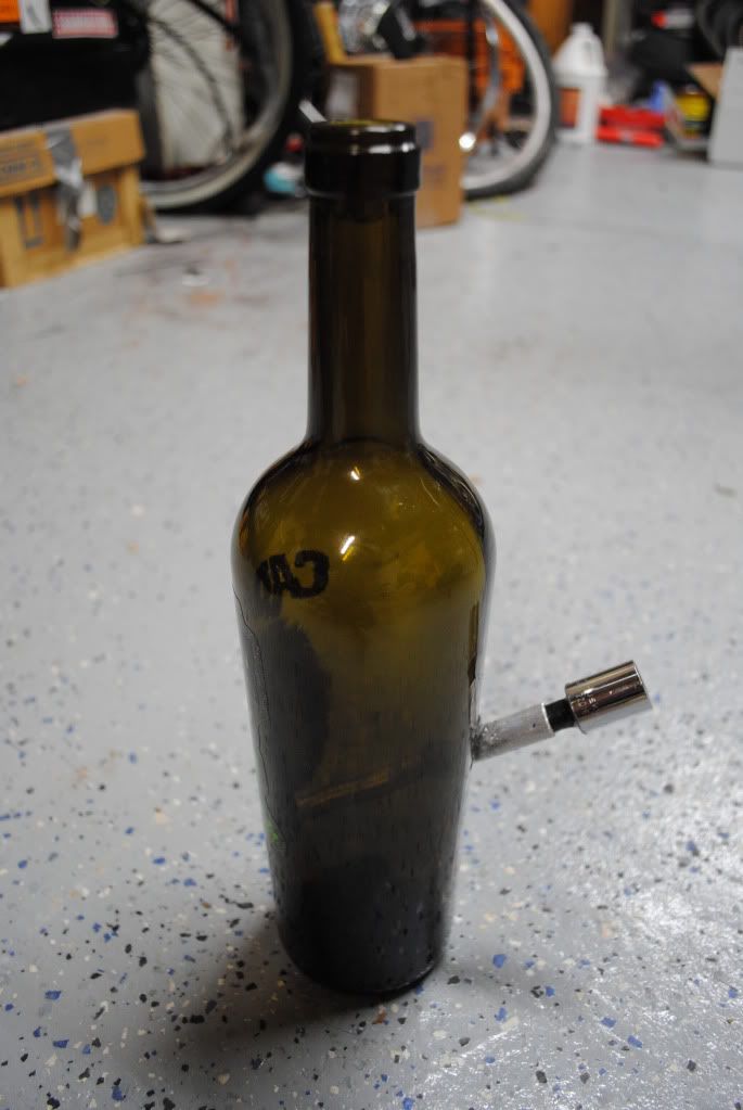 Water Bottle Bong Weed. Making a wine ottle bong!