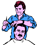Man haircut
