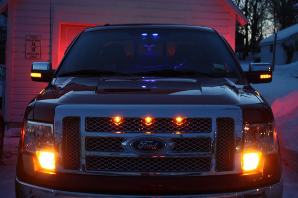 Ford F 150 Raptor Style Grille Light Kits by Custom Auto Works