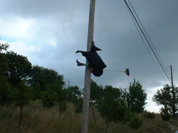 witch hitting post
