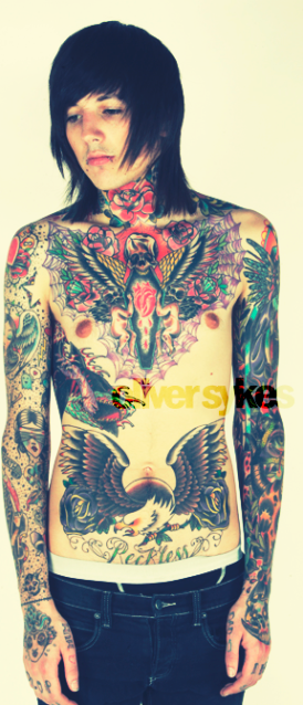 oliver sykes tattoos. Oliver sykes tattoos image by