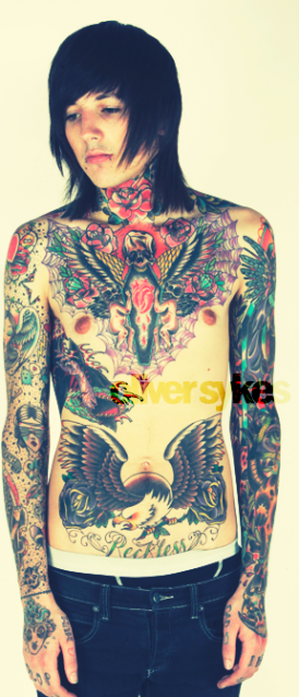 oli sykes tattoos. Oliver sykes tattoos image by