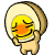 egg shy emoticon