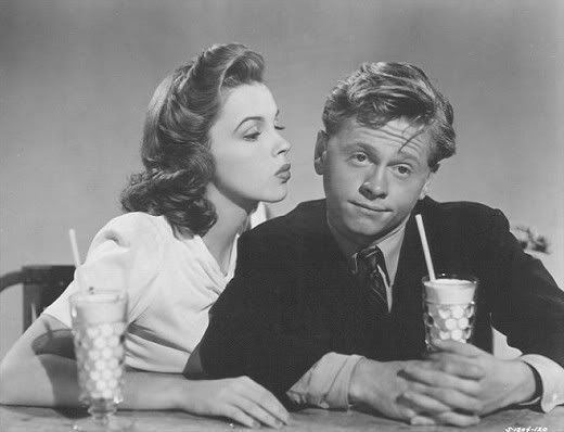 Judy Garland and Mickey Rooney in 'Babes on Broadway'