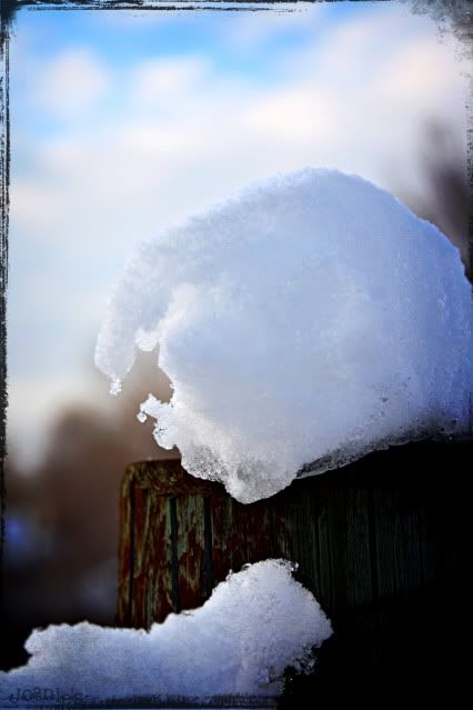 3- snow post