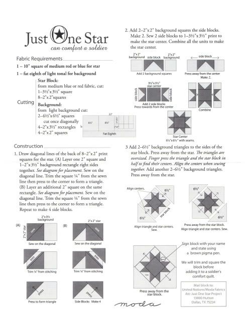 26- just one star pattern