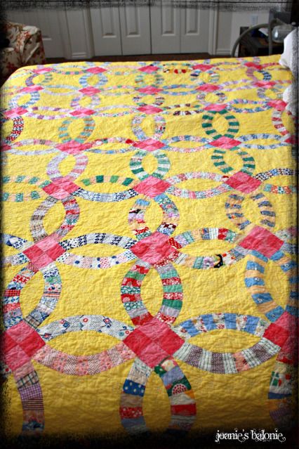 double wedding ring quilt