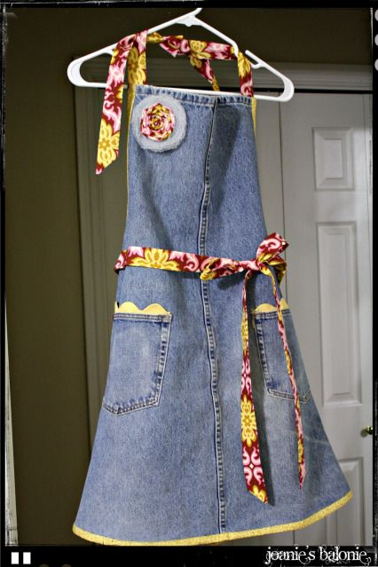 jeans apron