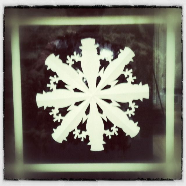 Pinterest snowflake (8 snowmen)