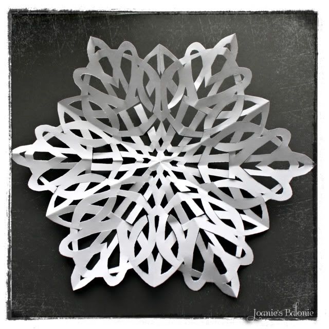 celtic snowflake unfolded