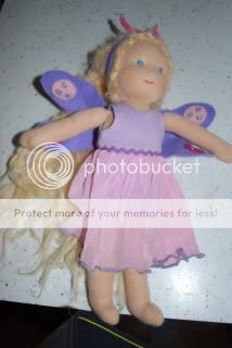   Kruse Germany Waldorf Doll Blonde Blue Eye Dragonfly Fairy  