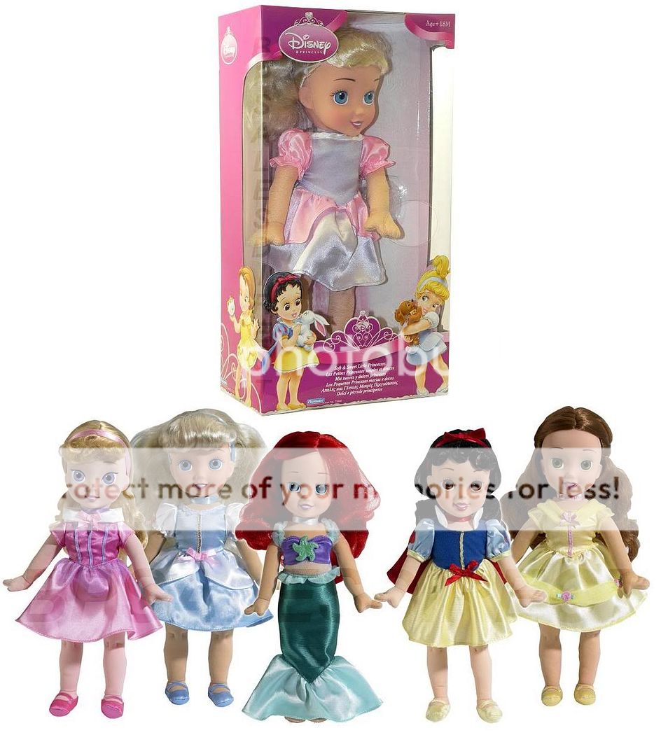 DISNEY SOFT SWEET LITTLE CINDERELLA PRINCESS GIRL DOLL  