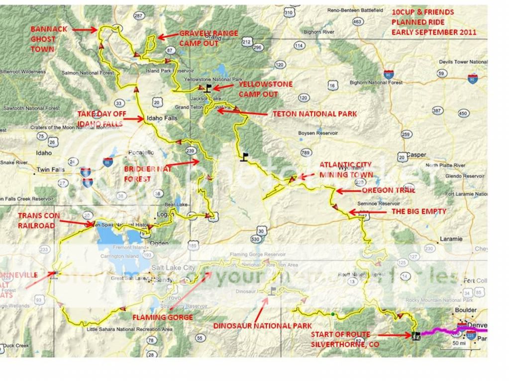 Trails of the West 2011 - CO, UT, ID, WY, MT | Adventure Rider